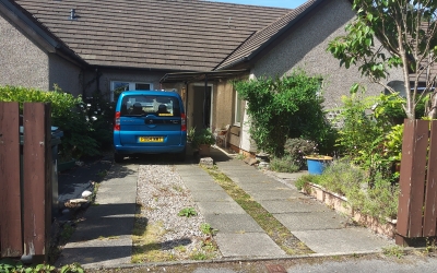 2bdrm adapted terr. bungalow Oban wants similar in FORRES  or surrounding  area.