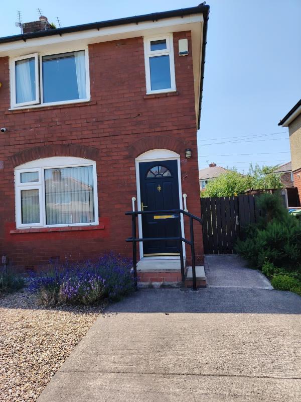 2 bed semi with gardens and driveway mutual exchange
