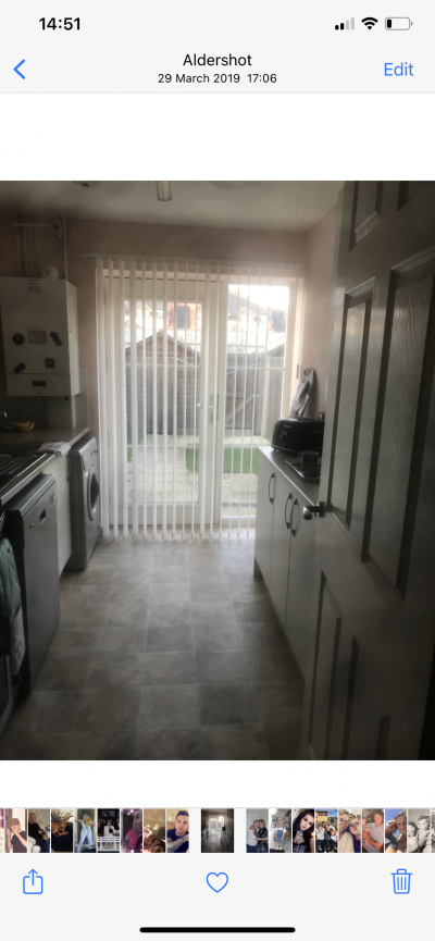 2 bed maisonette ground  floor with down stairs shower and toilet 